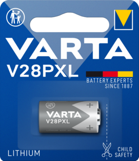 Varta batteri V28PXL lithium 6V; 170mAh; Ø13x25,1mm 2/CR1/3N - 2CR11108