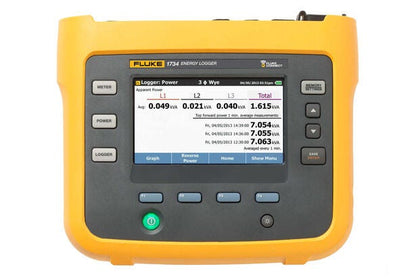 Voltage etc. energy logger 3-fa w/software and clamps CATIV 600V/CATIII 1000V
