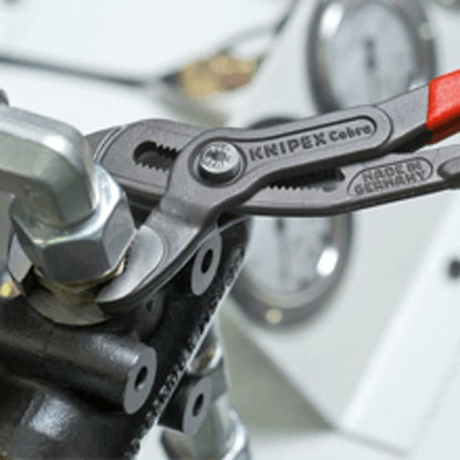 Cobra water pump pliers polished 180mm; w/PVC on handle