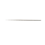 Needle file round without handle 160mm fine