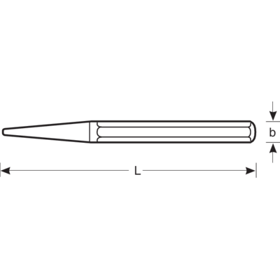 Split ejector 5 mm.