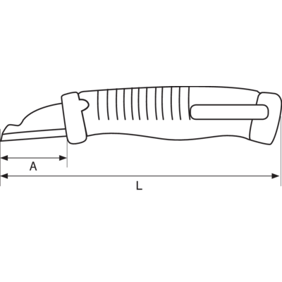 Electrician's knife - right-handed model