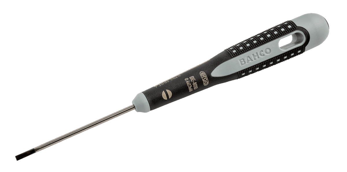 Screwdriver ERGO straight slot 3.0x75mm