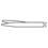 Lindström rustfrit stål SMD pincet 115mm Style SMD 103 til håndtering og placering i en 45° vinkel