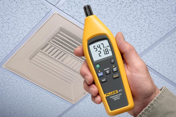 Fluke termo-/hygro-meter -20°C til+60°C / 5% til 95% RH