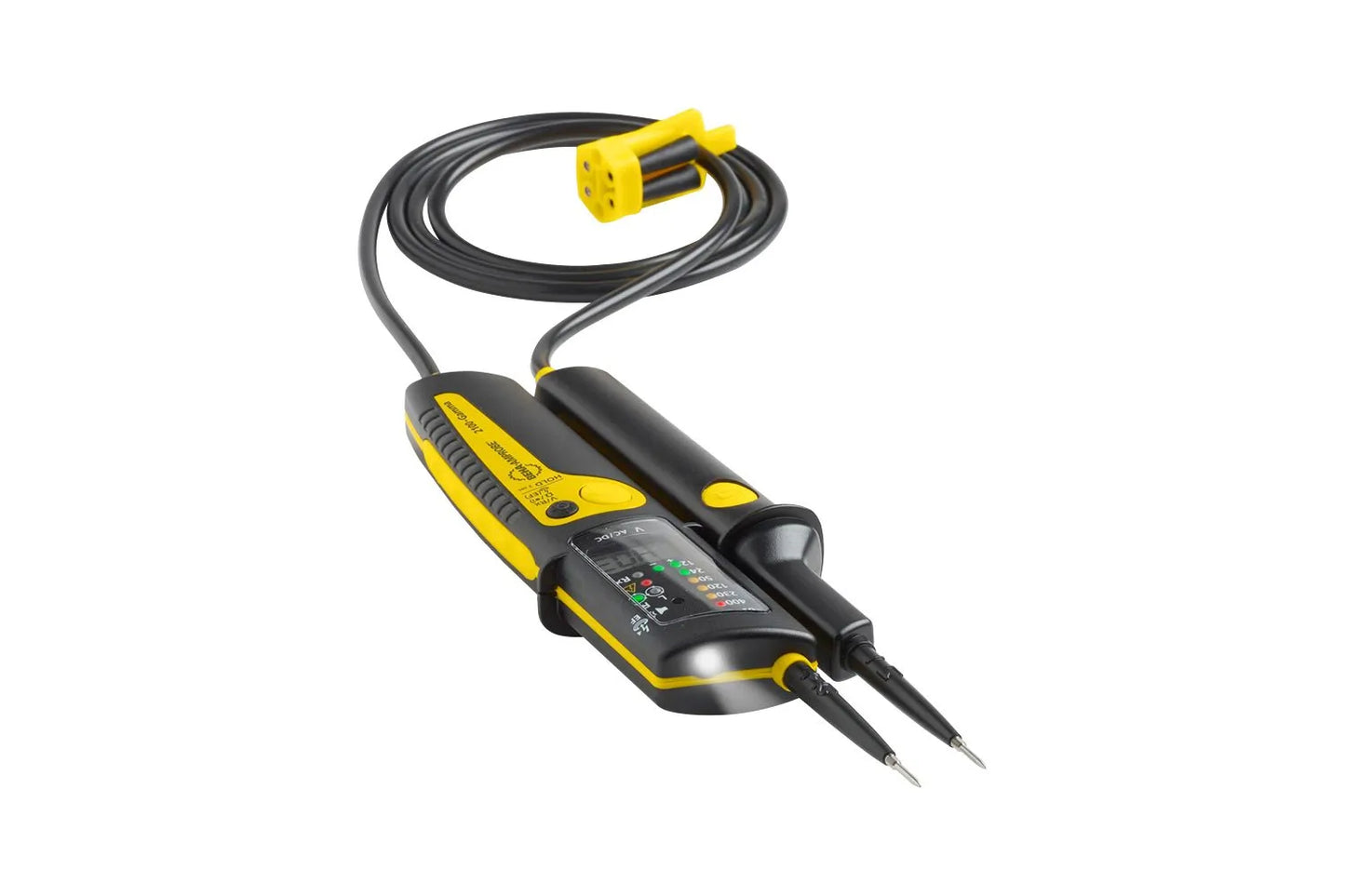 Voltage indicator 6-1000V AC/6-1200V DC CAT 111 1000V/CAT IV 600V w/LED diodes + LCD display