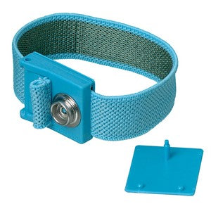Wristband w/protective cap 10mm male push button