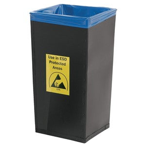 Wastebasket ESD 40x40x78cm