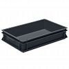 Kasse ESD 3-200Z-0 EL 600x400x120mm, overflademodstand 10^4 - 10^10 Ohm