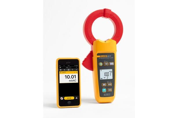 Lækstrøm tangmeter 3mA-60A AC Fluke Connect, max Ø61mm CATIII 600V / CATIV 300V