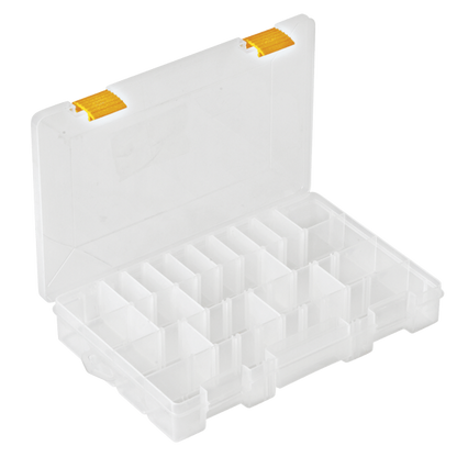 Plano sortimentskasse 4-19 rum - 18x28x4,5cm