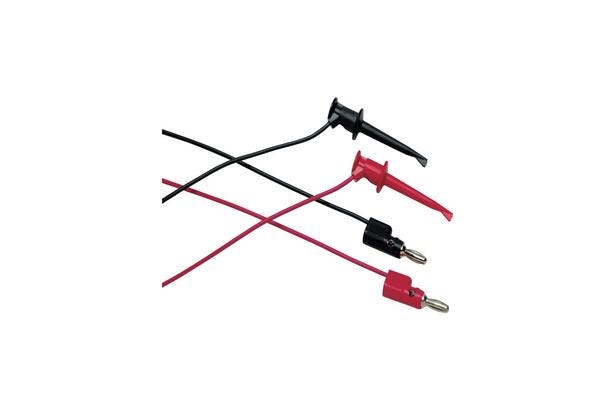 Testledninger m/mini krog prob 30V AC / 60V DC 3A