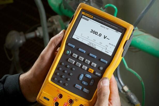 Multifunction process calibrator Precision VDC/mA/RTD/TC/loop