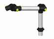 Suction arm 50mm ESD for wall 475x375mm