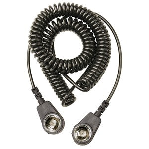 Spiral cable 2 mtr. Standard 2 x 10mm female push button