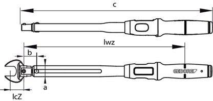 Torcofix Z16 10-50 NM Torque wrench TF-Z50