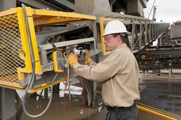 Industrial Multimeter digital IP67 water and dust resistant. CATIII 1000V/CATIV 600V