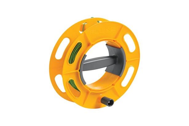 Fluke ES-162P4 kabelrulle med 25 meter grøn ledning til jordmåling.