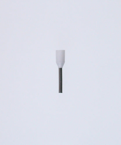 Terminalrør isoleret HVID 0,5mm²-L8mm; pose m/500stk.