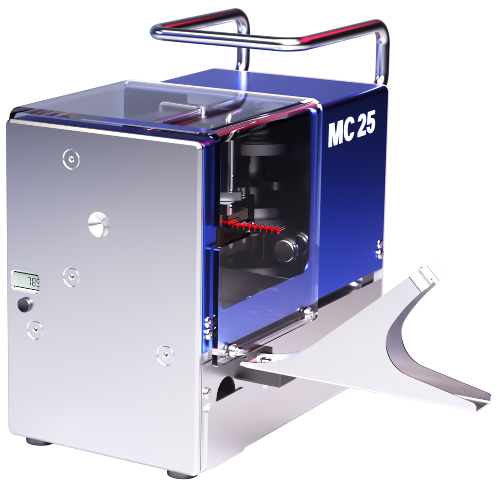 Crimping & stripping machine for terminal tubes 0.5-2.5mm