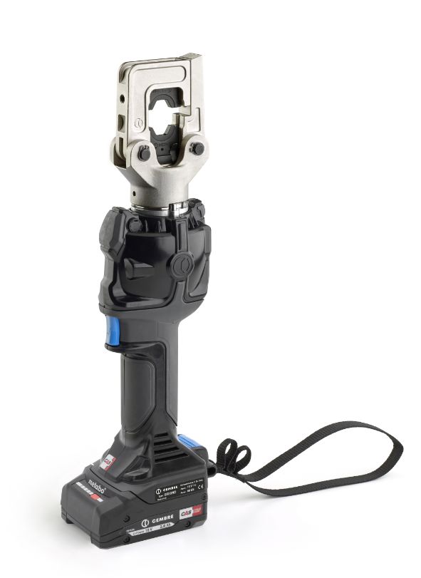 Pressemaskine 18V accu hydraulisk m/box/4-300mm2 60kN