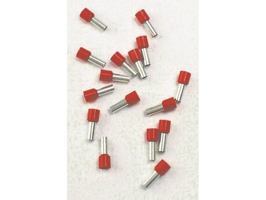 Terminal tube insulated red 10mm-L12mm; bag w/100pcs. Type A10055