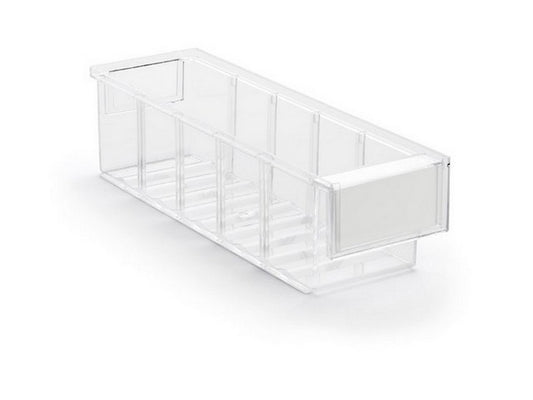 Storage box clear 92x300x82mm
