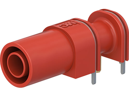 Bøsning XELW-4 Ø4mm RØD for printmontage