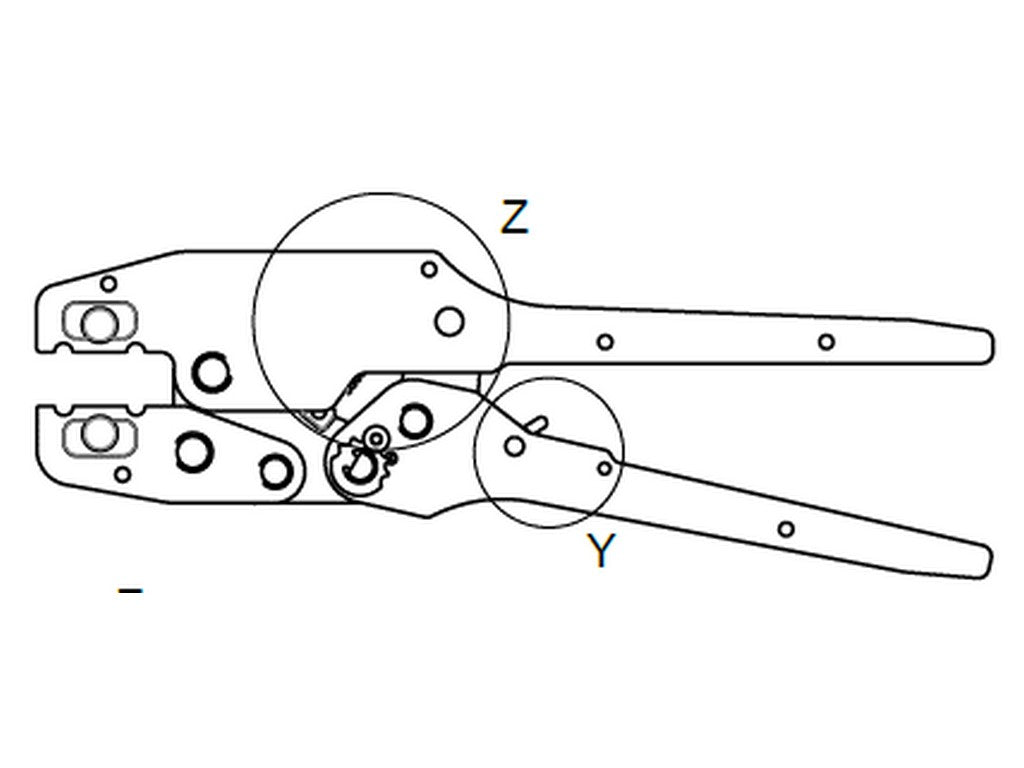 Fjeder tp. Z til Pressetang W90619, EPS180 (ps/10 stk)