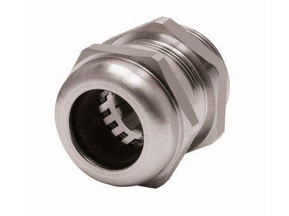 Cable gland brass EMC M20; Ø7-13mm w/lamella; IP68 strain relief