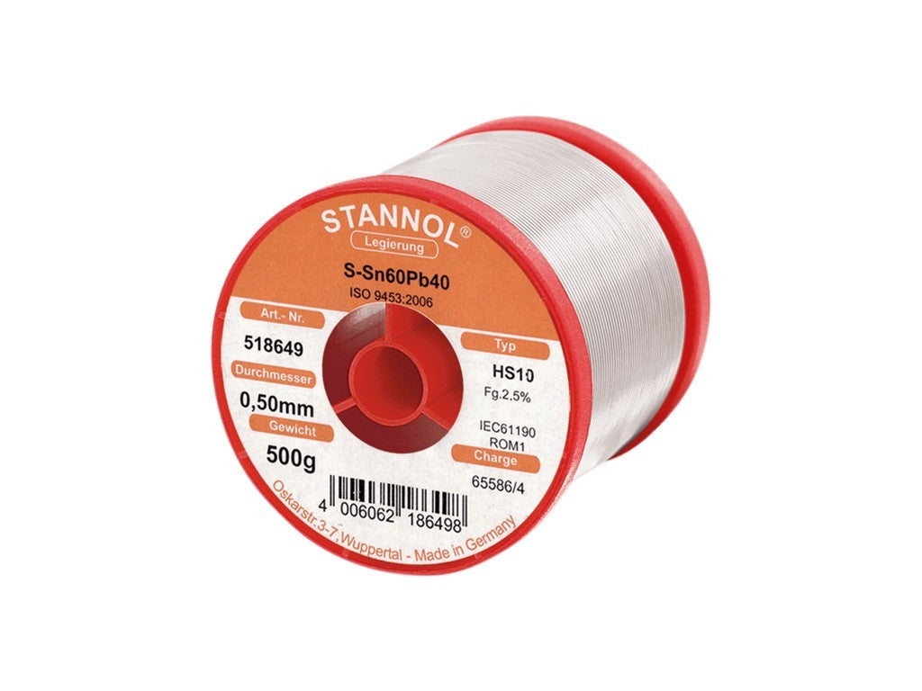 Tin spole 0,5mm HS10  Sn60Pb40, 500g
