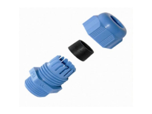 Kabelforskruning polyamid EX-e Blå; M12; 4-6,5mm