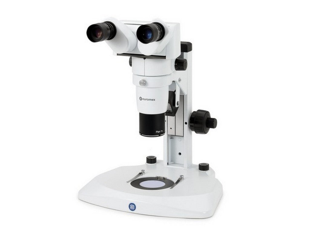 DZ zoom 1:6,3 stereomikroskop m/ergobino hoved 20°, EWF 10x/ 22; 1 x obj. + stor holder