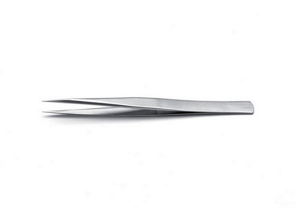 Tweezers nickel surface 130mm strong tip