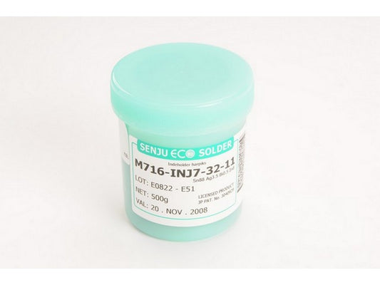 Lodde pasta blyfri 500 g dåser Sn88 Ag3,5 In8 Bi0,5