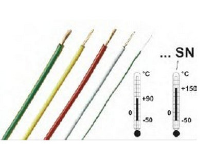 Silicone ledning 2,5mm rød SILI-1V - 1500V 32A