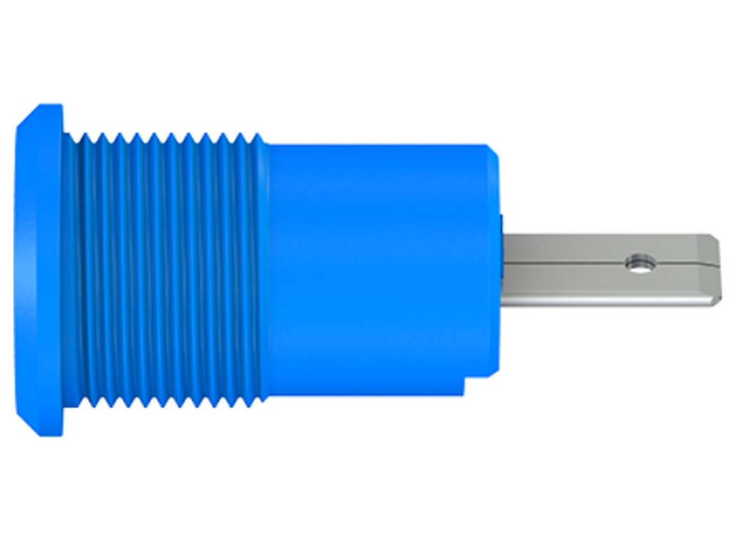 Bøsning BI-SLB4-F/A 4 mm, blå