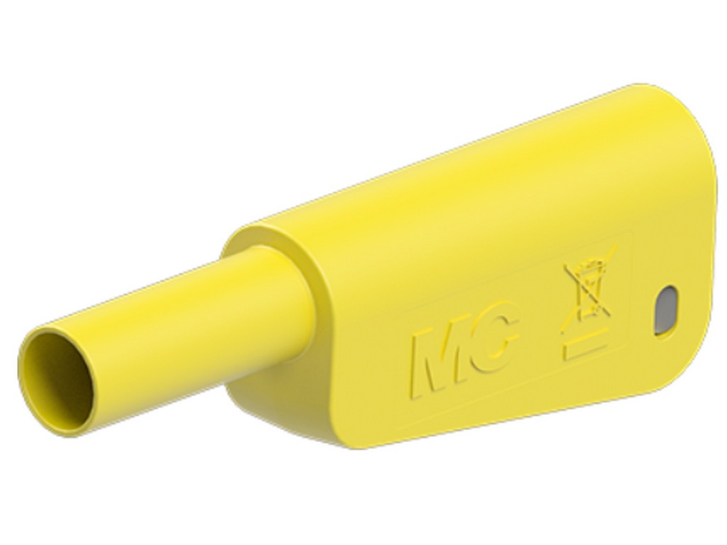 Isolation til bananstik KT-SL-4-46 Ø4mm GUL for 2,5mm² ledn.t/SLQ-4x +SLM-4x