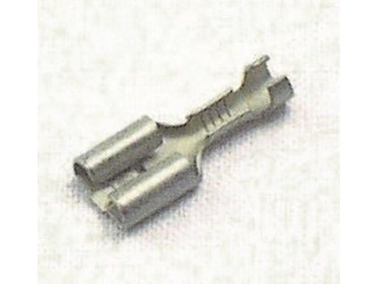 Flat connector female uninsulated tinned 6.3x0.8-1.5mm