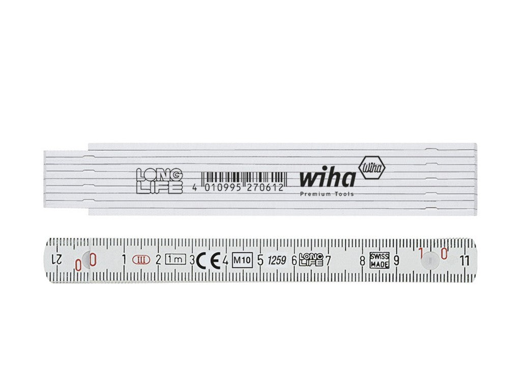 Measuring stick Longlife® 2 m metric, 10 links 15 mm