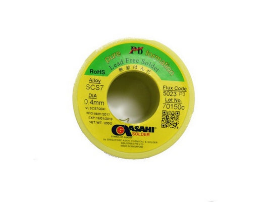 Tin spool 0.5mm 250g flux 5023 lead-free, Cu0.7;Si ROL0 STD-J 004