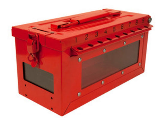 MasterLock LOCKOUT steel box f/18 lock w/window