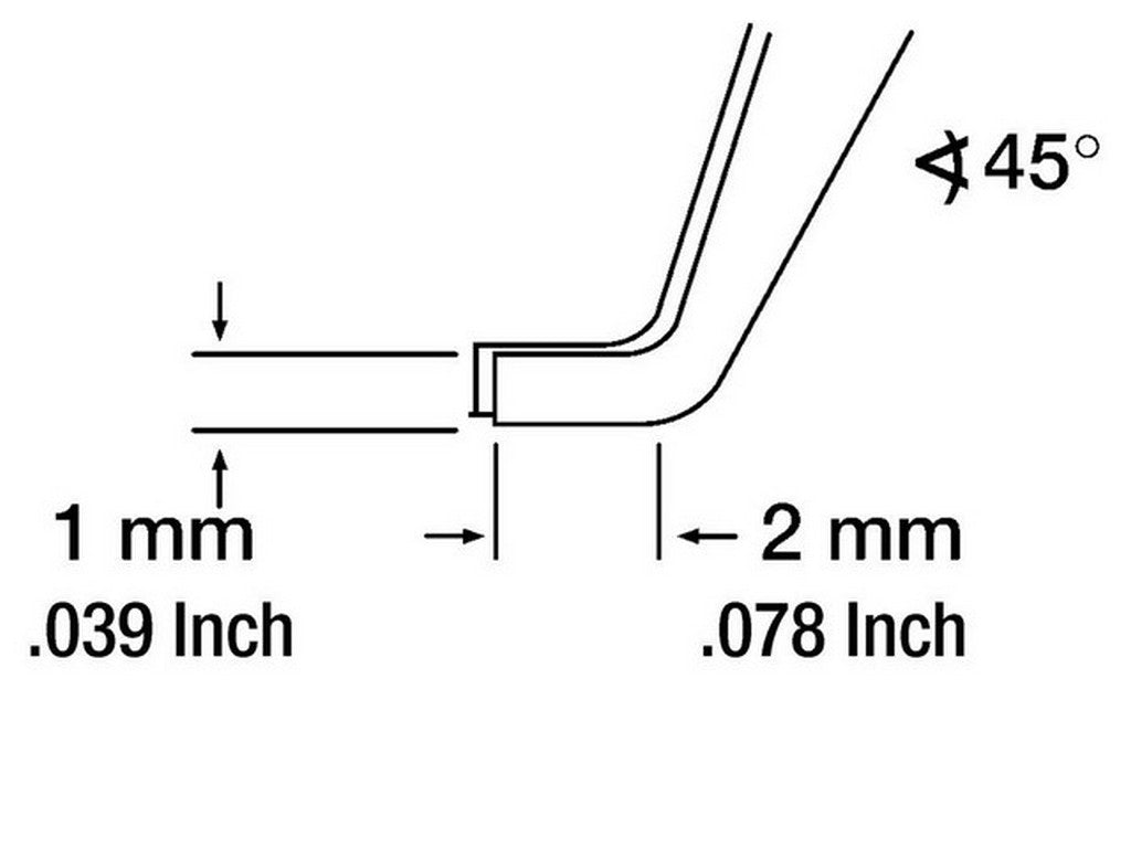 Pincet 115mm bestykning