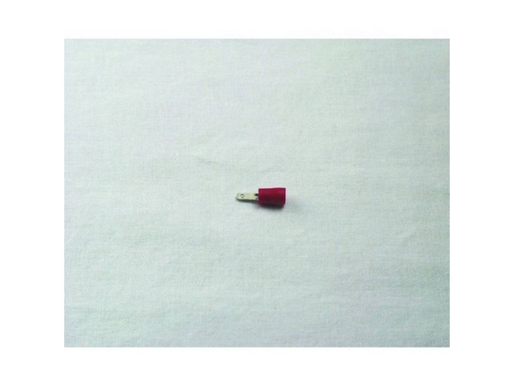 Flat connector insulated male red 0.5-1mm-2.8x0.8mm