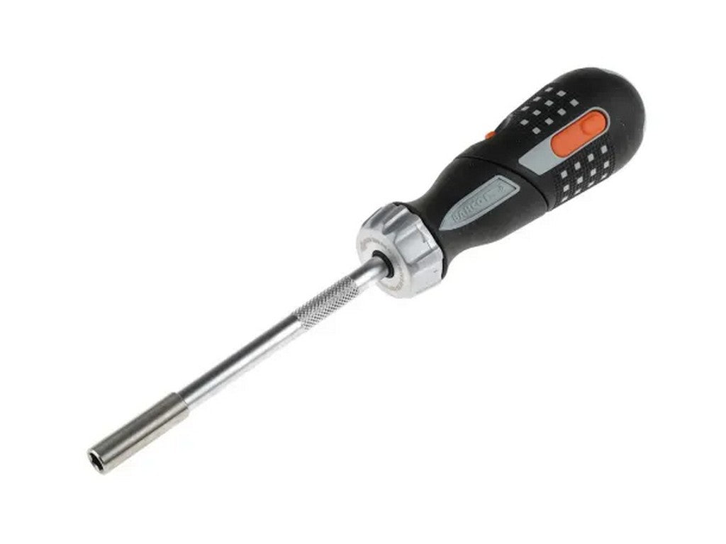 Ratchet screwdriver with LED light for Phillips/Pozidriv/slotted