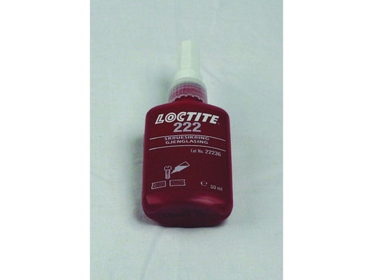 Loctite 222 skruesikring svag 50ml flaske
