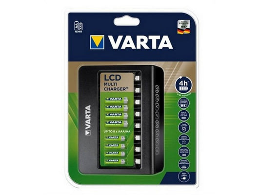 Varta LCD multi charger+ f/AAA, AA Delivered without batteries