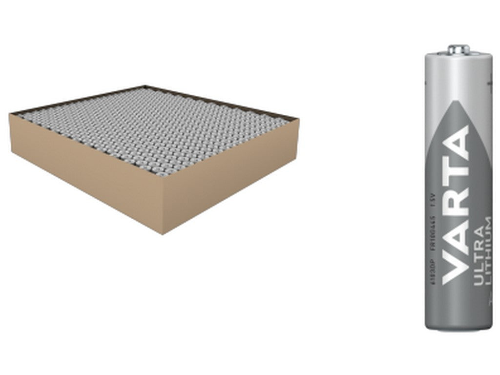 Varta batteri Litium AA 1,5V; LR03 -560stk. -Bulk