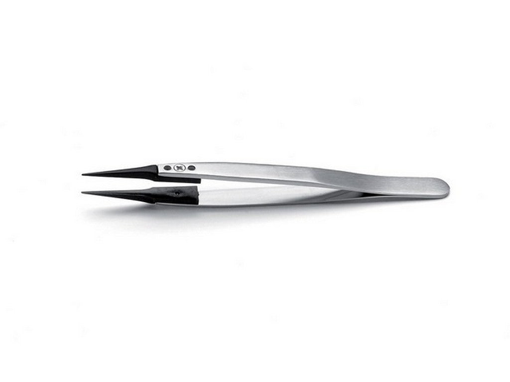 Tweezers w/plastic tip 130mm