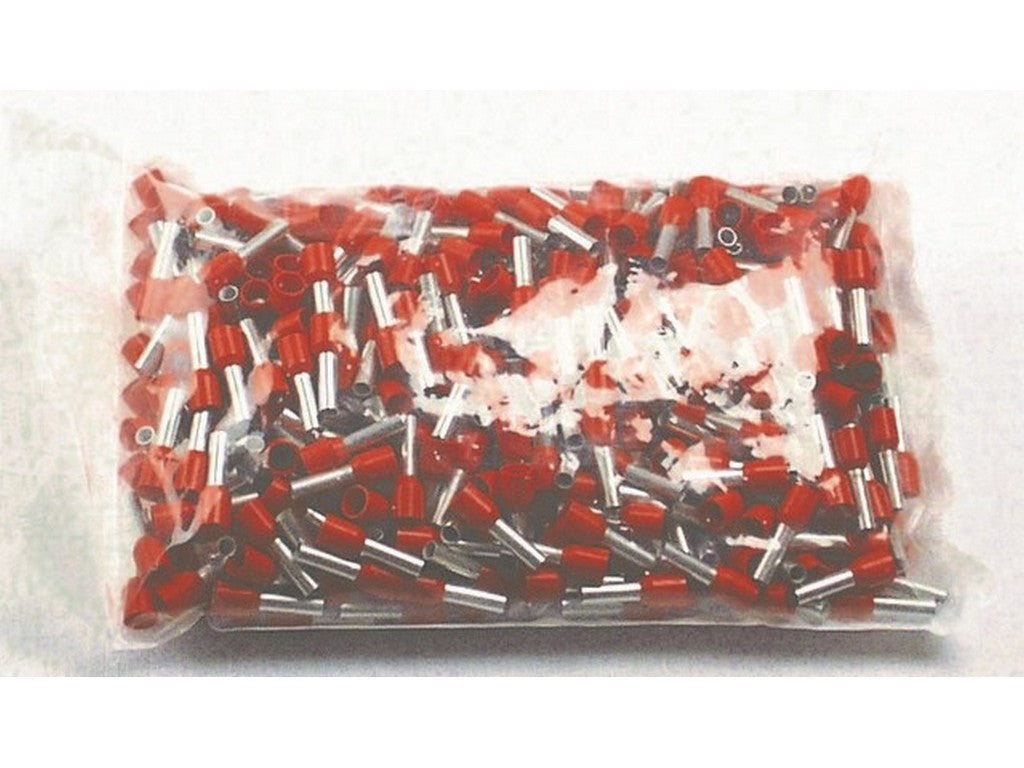 Terminal tube insulated ORANGE 4mm-L10mm; bag w/500pcs.